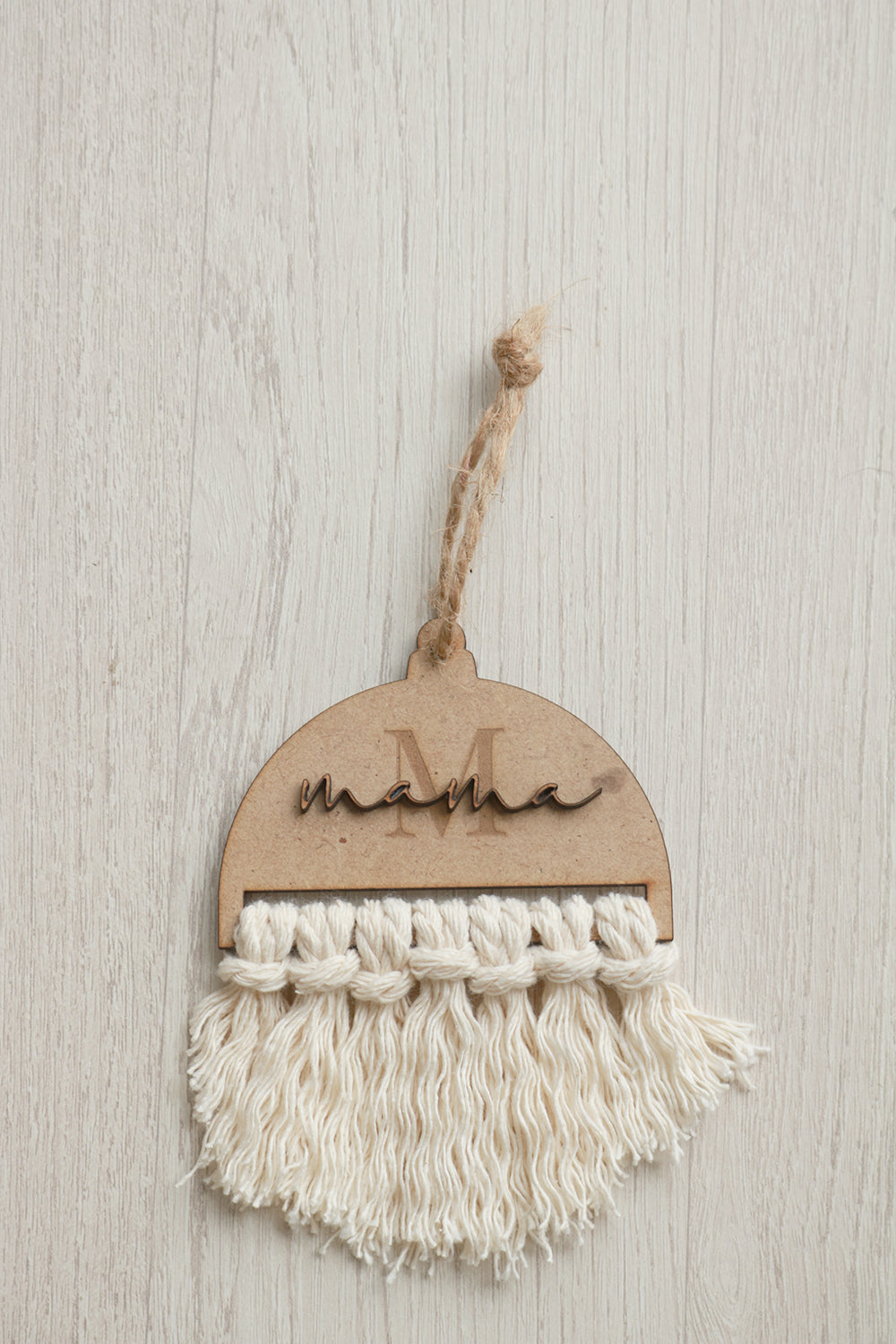 BOLA DE NAVIDAD MACRAMÉ