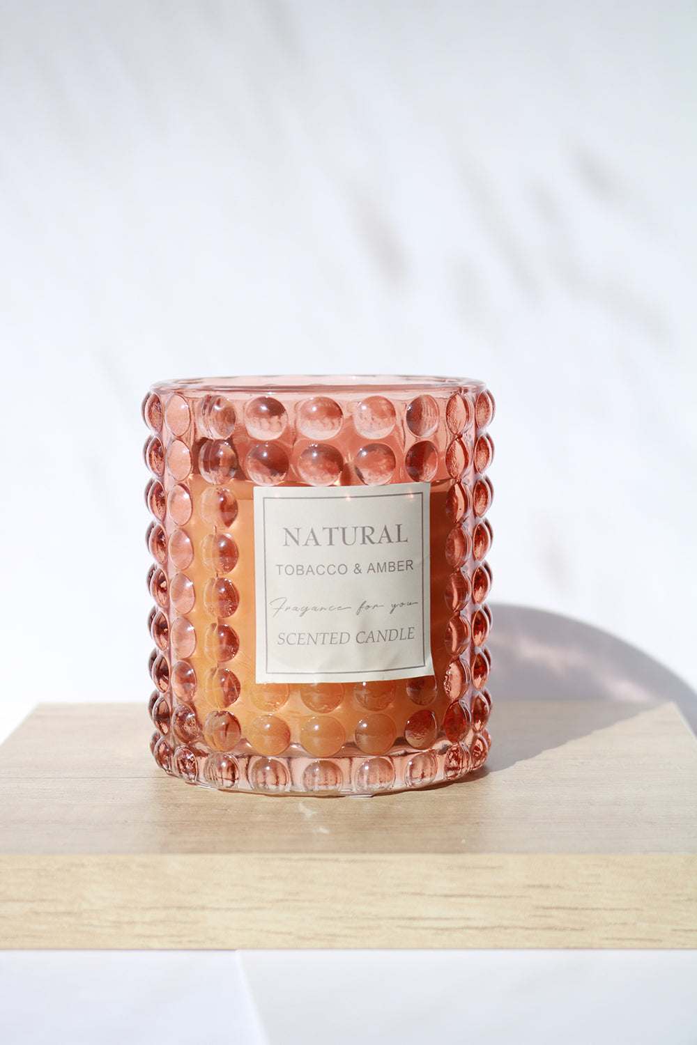 VELA AROMÁTICA RECIPIENTE DE CRISTAL