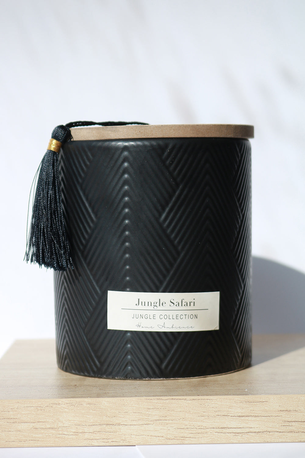 VELA AROMÁTICA RECIPIENTE CERÁMICO CON POMPÓN