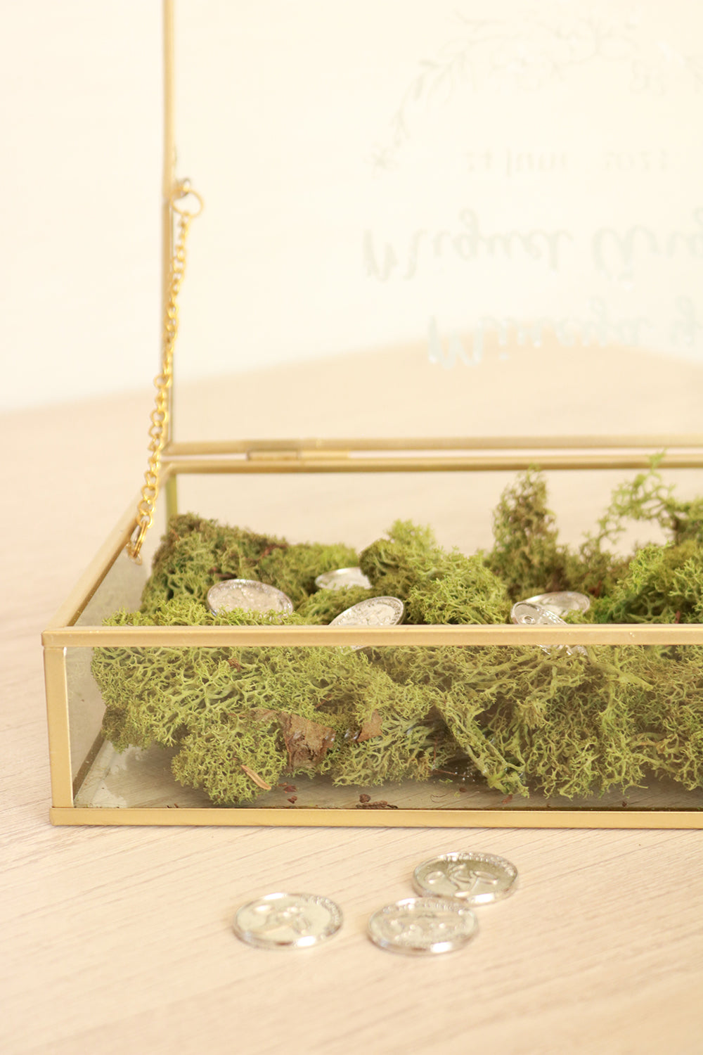 CAJA PORTA ALIANZAS CRISTAL