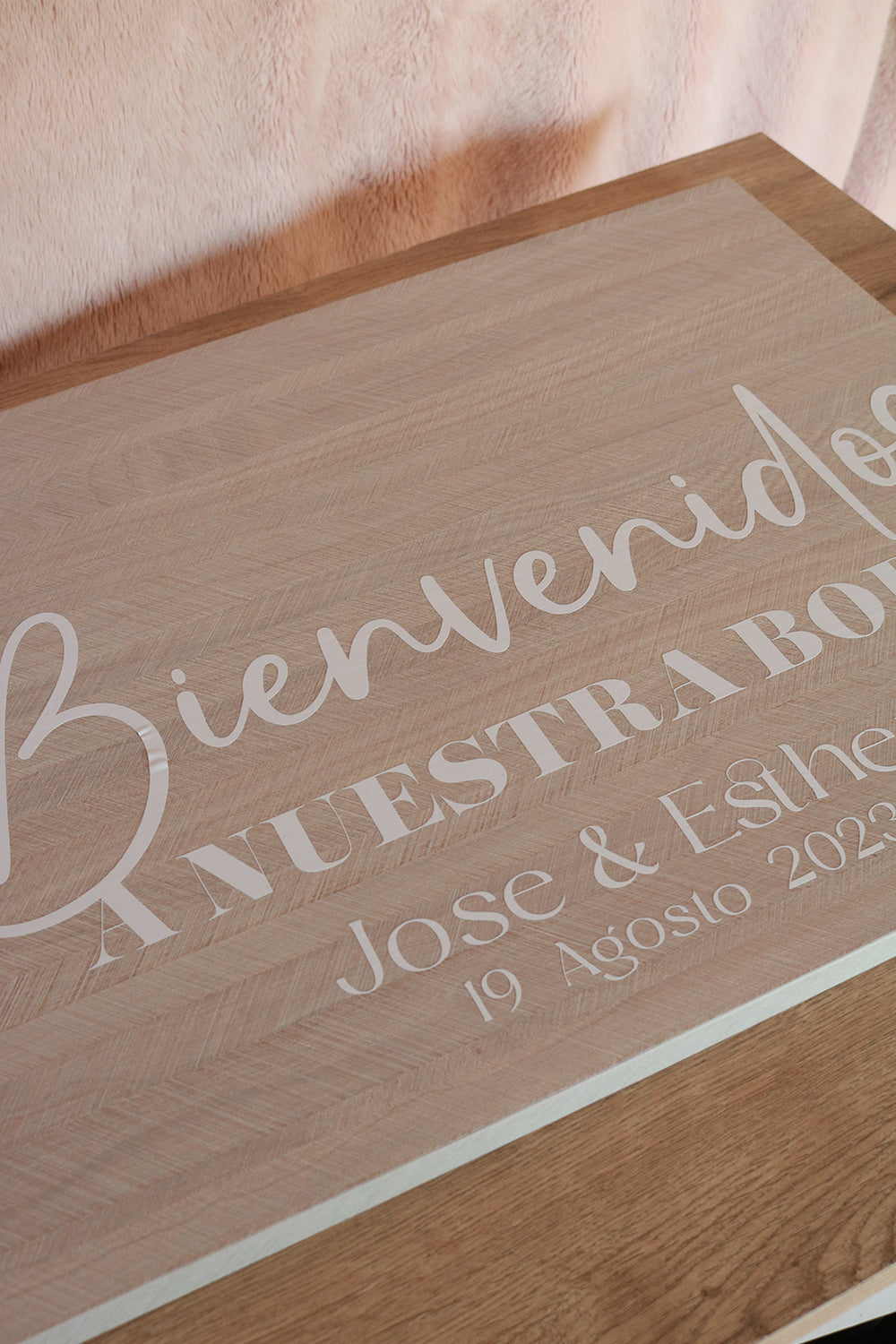 CARTEL BIENVENIDA BODA