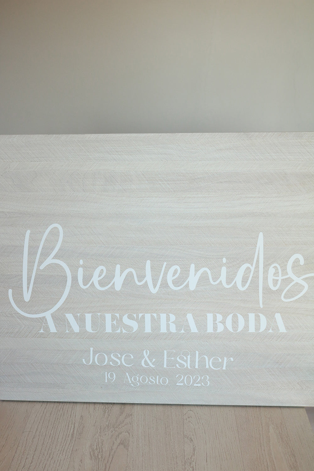 CARTEL BIENVENIDA BODA