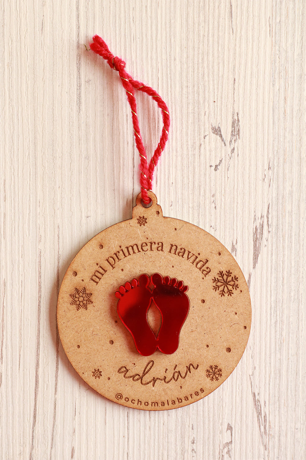 BOLA DE NAVIDAD MI PRIMERA NAVIDAD