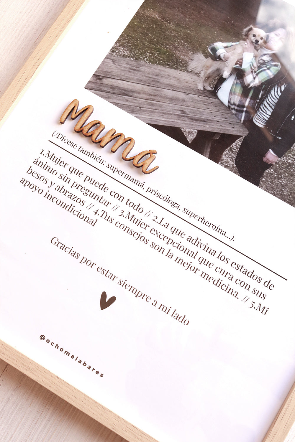 Marco de fotos personalizado