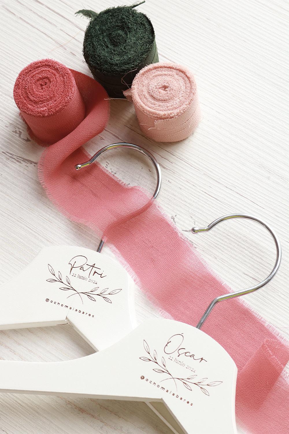PACK PERCHAS NOVIOS PERSONALIZADA