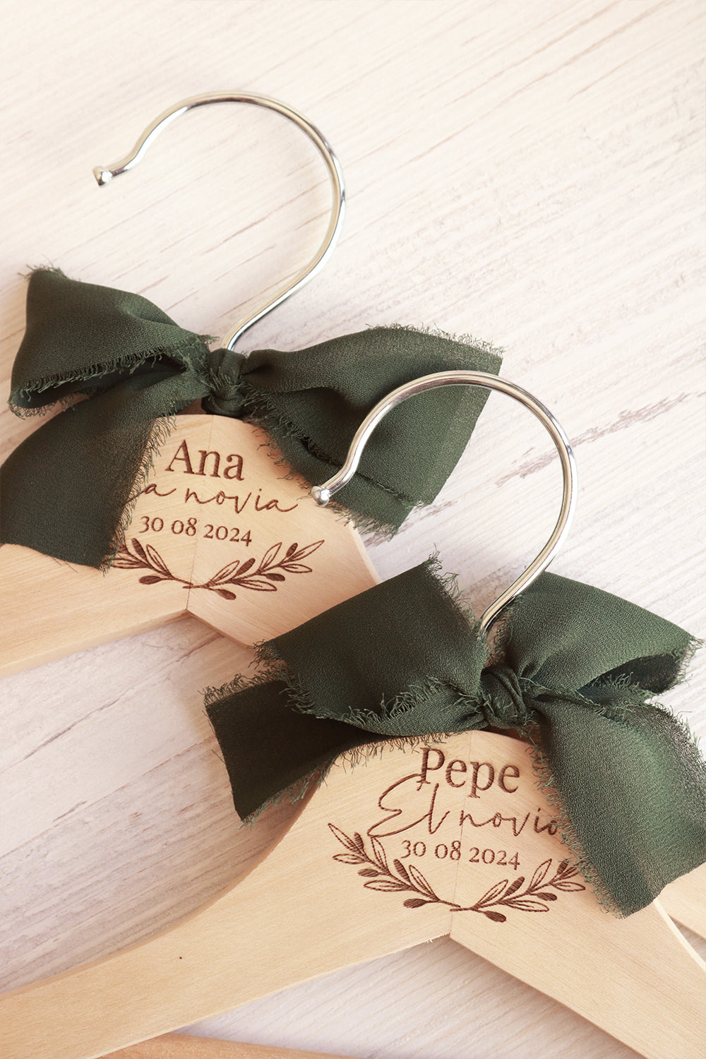 PACK PERCHAS NOVIOS PERSONALIZADA