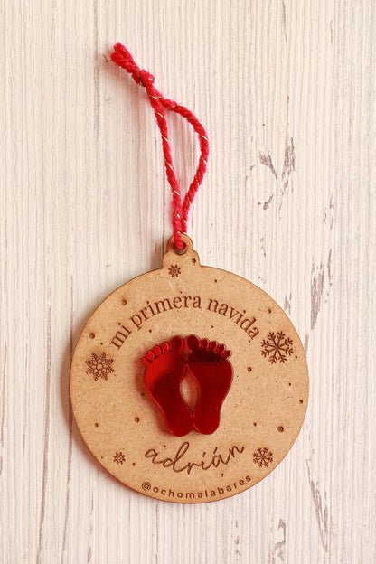 BOLA DE NAVIDAD MI PRIMERA NAVIDAD